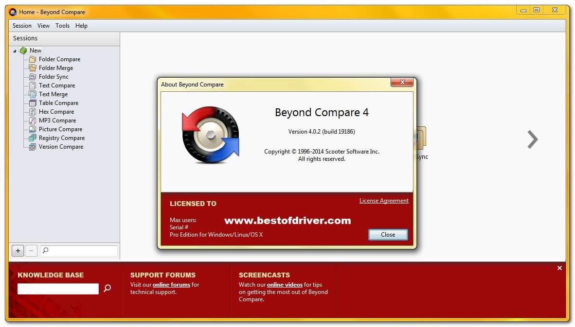 beyond compare 4 serial key linux